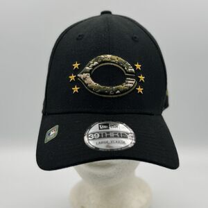 New Era Cincinnati Reds 2024 Armed Forces Day 39THIRTY Hat L/XL Black